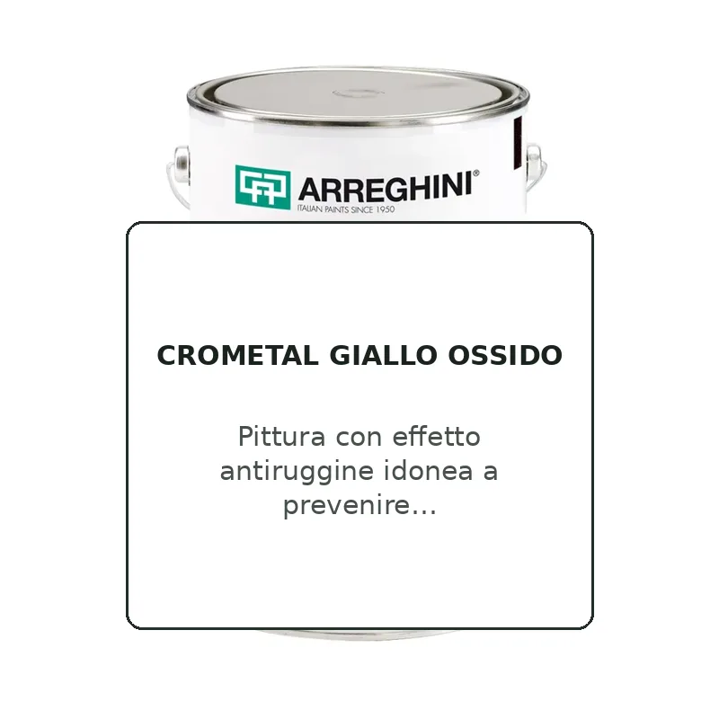 CROMETAL GIALLO OSSIDO DA 25 kg