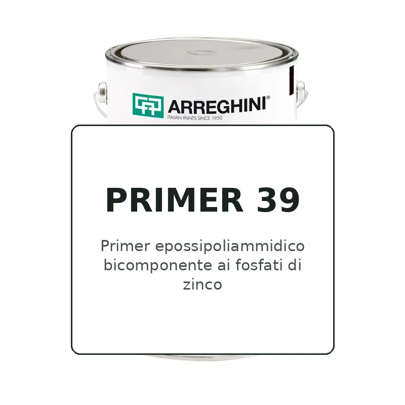 PRIMER 39 RAL 7035 GRIGIO DA 25 kg