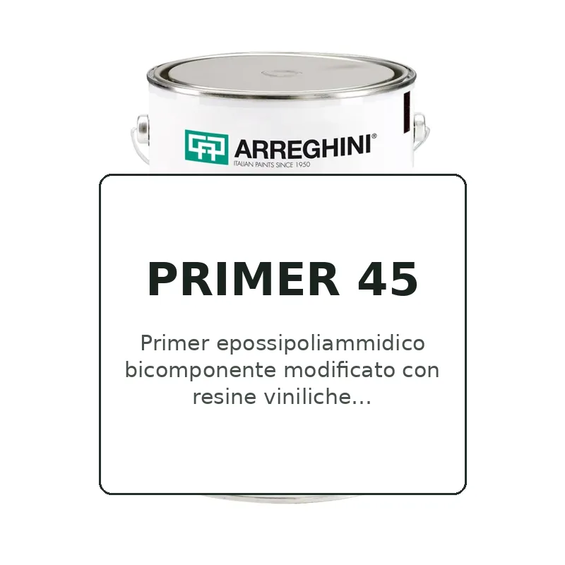 PRIMER 45 RAL 7035 GRIGIO DA 25 kg