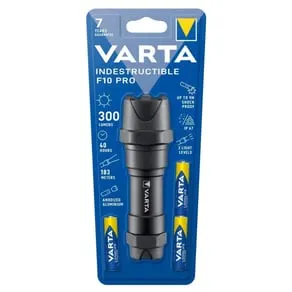 TORCIA VARTA LED INDESTRUCTIBLE F10 PRO 300LM MINISTILO AAA INCLUSE PZ. 3 18710
