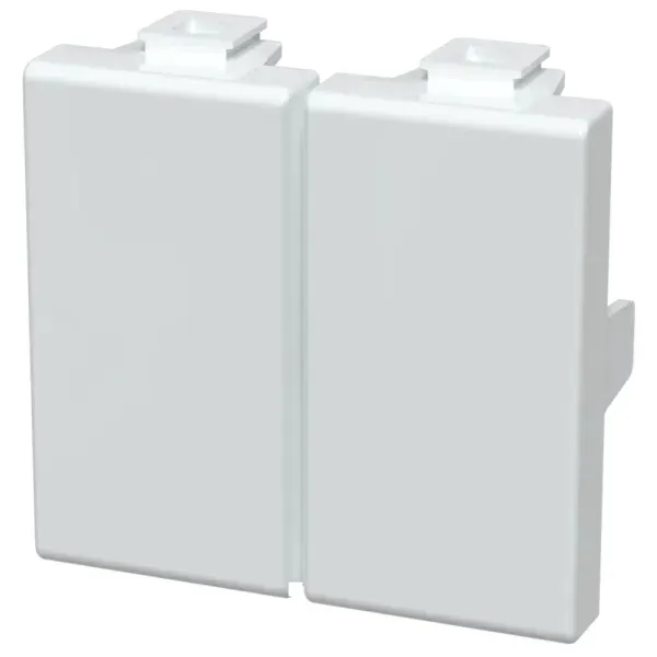 TAPPO COPRIFORO DOPPIO BIANCO SERIE AVP