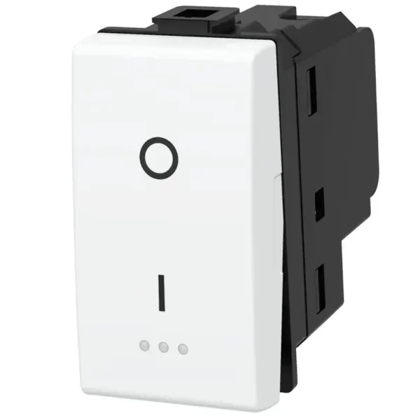 INTERRUTTORE BIPOLARE BIANCO SERIE AVP