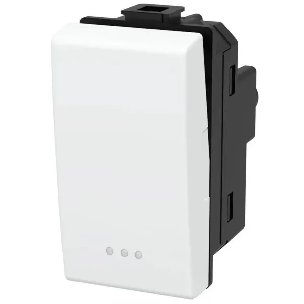 INTERRUTTORE UNIPOLARE BIANCO SERIE ABM