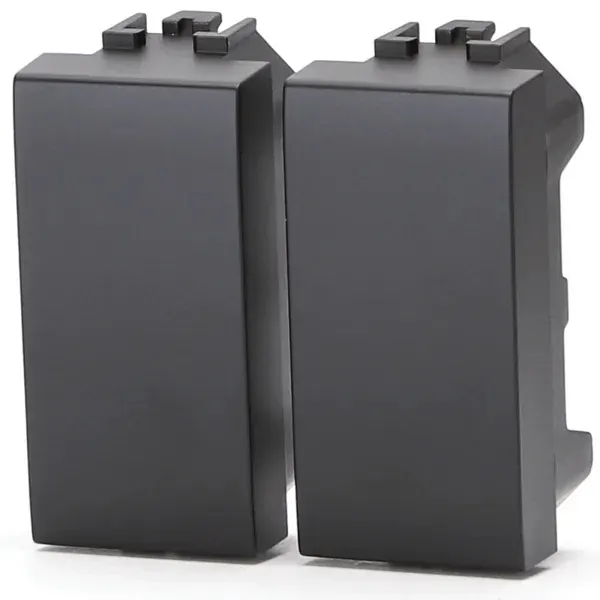 TAPPO COPRIFORO DOPPIO NERO SERIE ABL
