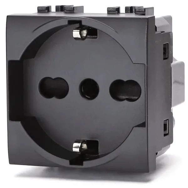 PRESA SCHUKO NERA SERIE ABL