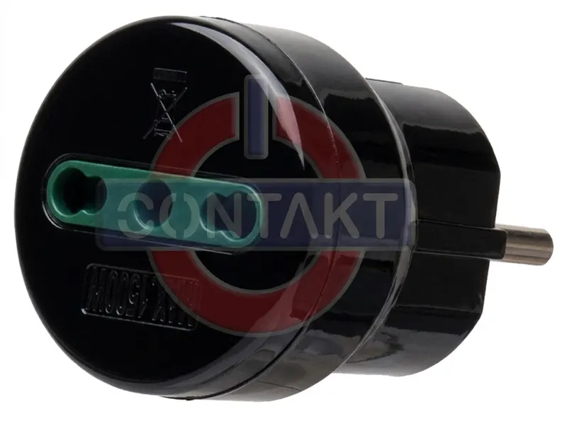 ADATTATORE CIVILE CONTAKT 1 SPINA 2P+T 16A TEDESCO/FRANCESE BIPRESA 2P+T 16A NE