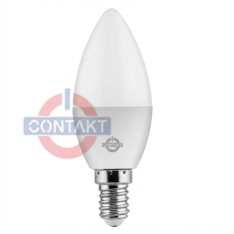 LAMPADA LED CONTAKT OLIVA C37 ALTA EFFICIENZA 8W 720LM E14 4000K 25000H