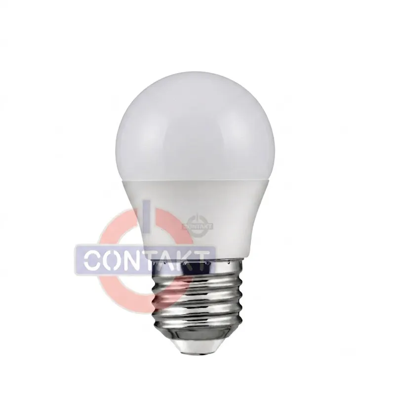 LAMPADA LED CONTAKT SFERA G45 ALTA EFFICIENZA 6W 560LM E27 4000K 30000H