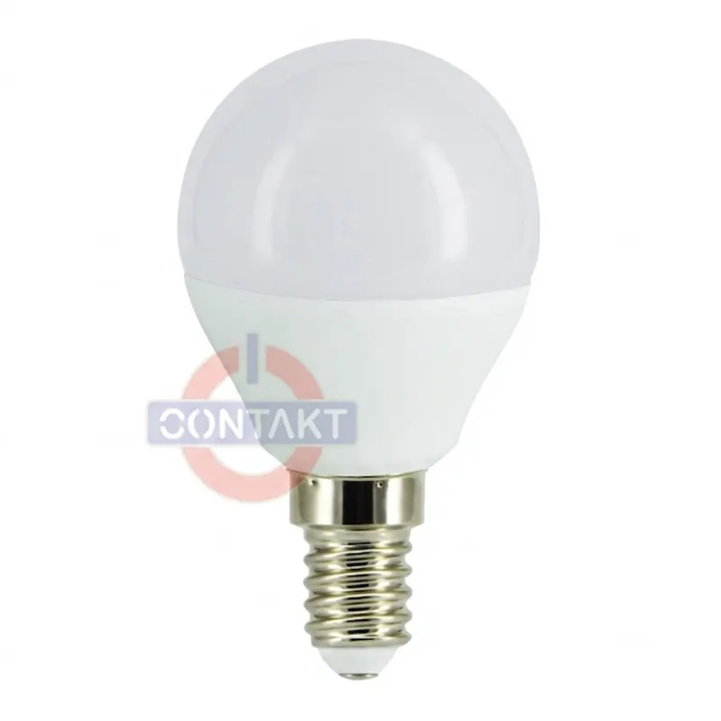 LAMPADA LED CONTAKT SFERA G45 ALTA EFFICIENZA 8W 720LM E14 4000K 25000H