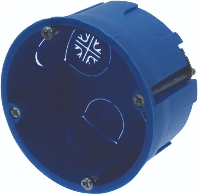 SCATOLA FAEG COMBINATA DA INCASSO ROTONDA PER CARTONGESSO Ø68 IP20