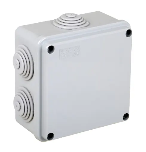 SCATOLA FAEG STAGNA DI DERIVAZIONE RETTANGOLARE A PRESSIONE IP55 100X100X50