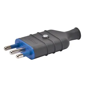 SPINA CIVILE E INDUSTRIALE GEWISS 2P+T 16A 250V NERO