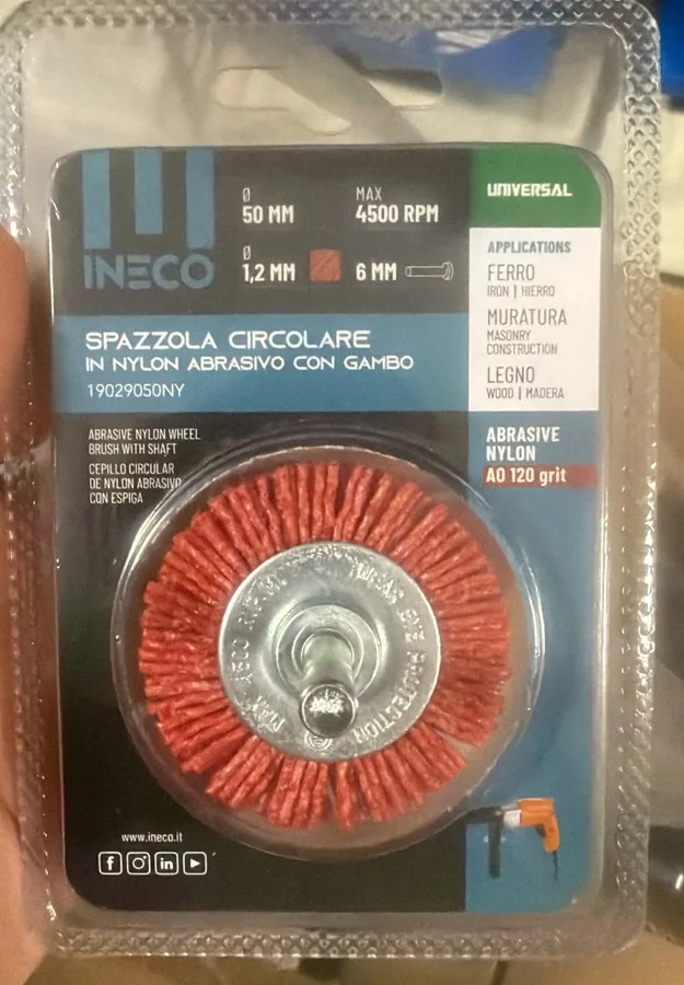 SPAZZ.CIRC.C/GAMBO NYLON ABRA. MM.50