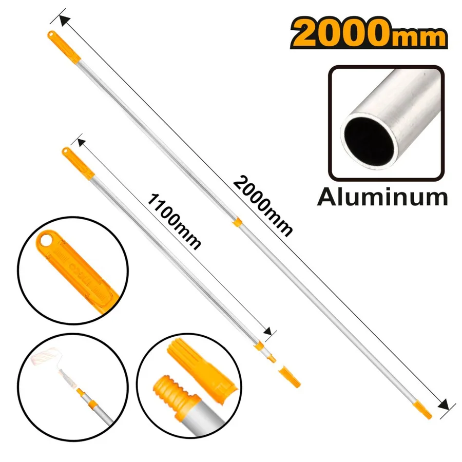 ASTA TELESCOPICA ALLUMINIO 2 MT