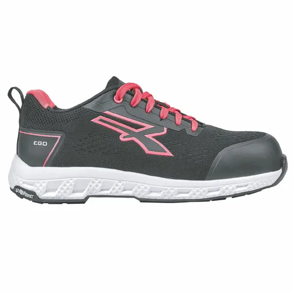 SCARPE MAYA NERO/FUCSIA BASSE