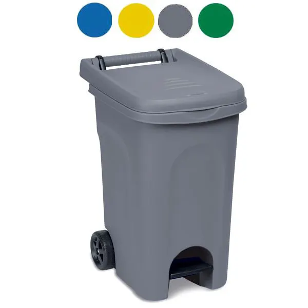 BIDONE URBAN QUADRO PEDALE GRIGIO L 60 STEFANPL