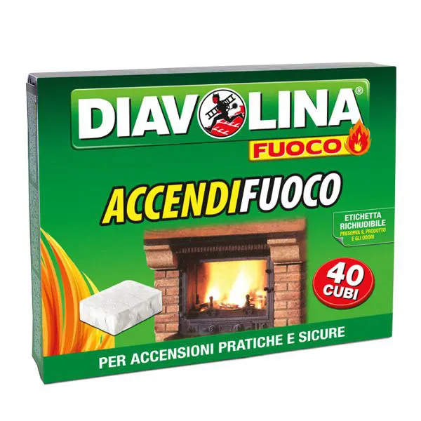 DIAVOLINA ACCENDIFUOCO CHIM.40cubi 15300