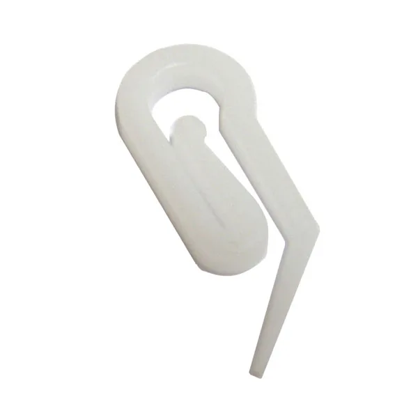 GANCIO TENDE PLASTICA SAGOMATO MM 25