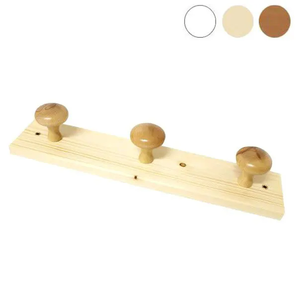 APPENDIABITI LEGNO POSTI 2 BIANCO XTRA