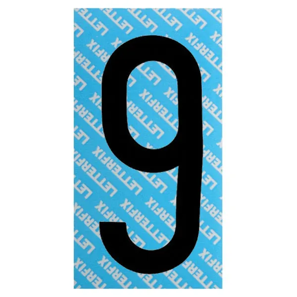 NUMERO ADESIVO NERO SERIE