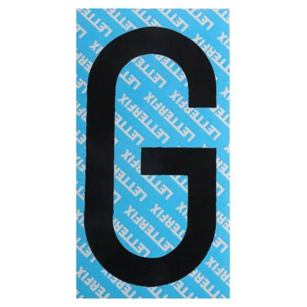 LETTERA ADESIVA NERA SERIE T80 G LETTERFIX