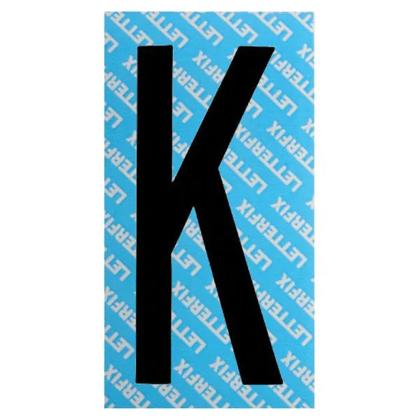 LETTERA ADESIVA NERA SERIE T60 K LETTERFIX