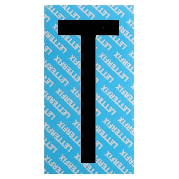 LETTERA ADESIVA NERA SERIE T60 T LETTERFIX