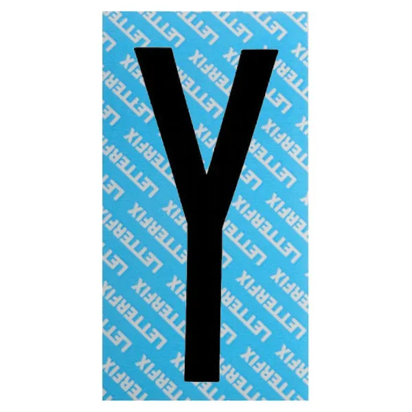 LETTERA ADESIVA NERA SERIE T60 Y LETTERFIX