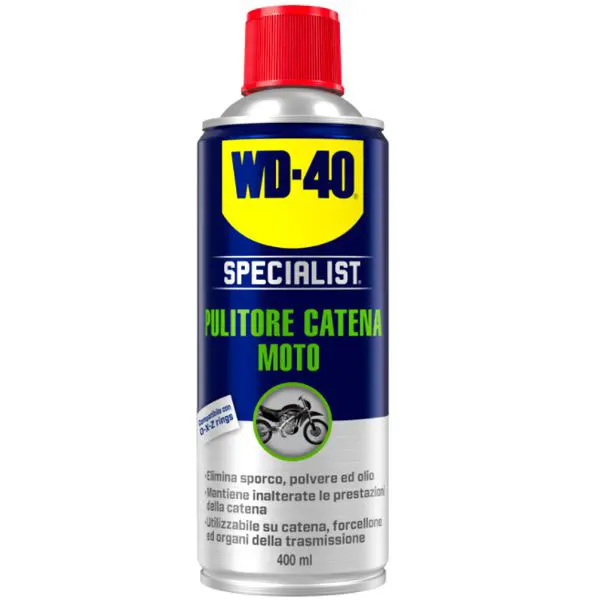 PULITORE CATENA SPRAY ml 400 SPEC.MOTO WD40 WD 40