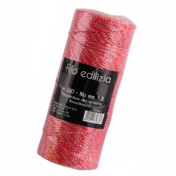 FILO EDILIZIA ROSSO/BIANCO M 200 ALTE 09693