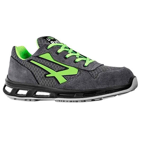 SCARPE POINT GRIGIO/VERDE BASSE