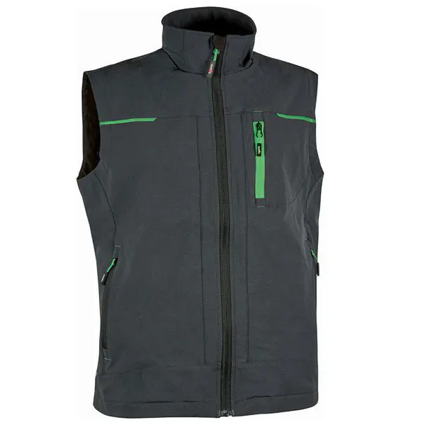 GILET ASPHALT GREY GREEN