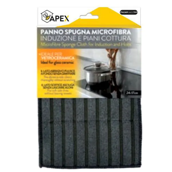 PANNO MICROFIBRA PIANI INDUZ. CM 24X17 15095 APEX