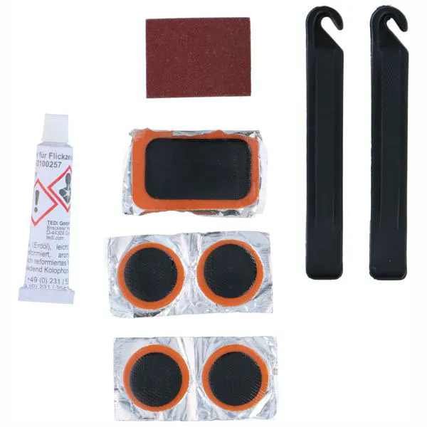 KIT RIPARAZIONE CAMERE ARIA BICI PZ 9 BYCICLE GEAR