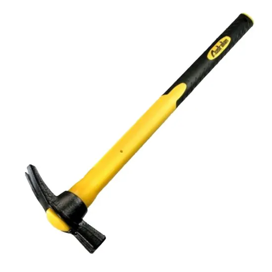 MARTELLO CARPENTIERE CON CALAMITA MANICO FIBRA/GOMMA 300 GR