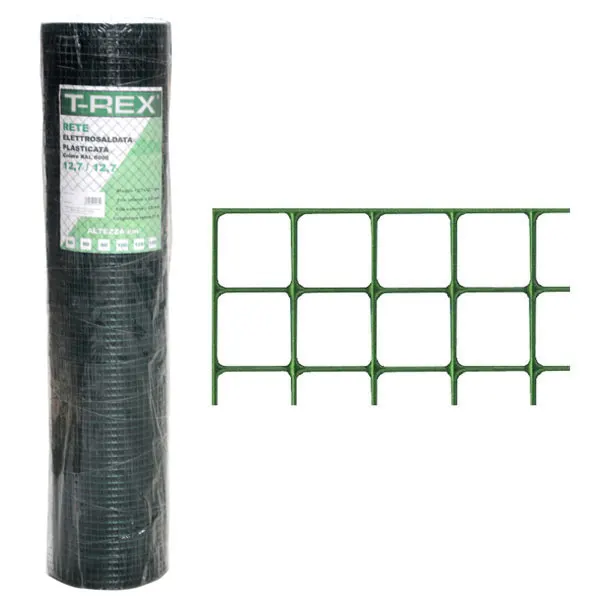 RETE ZN+PL 12,7X12,7-0,90 H 150 M 25 TREX 04083