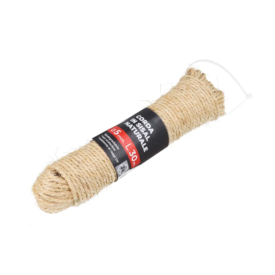 CORDA SISAL NAT. D 5 MM L MT 30