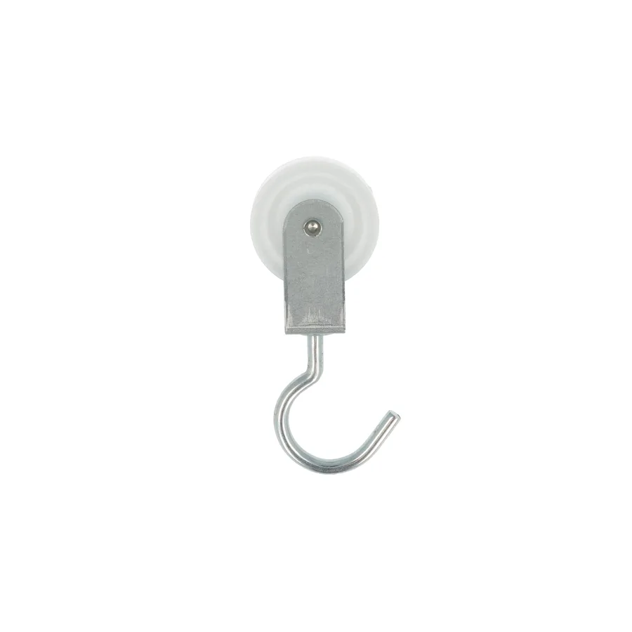 CARRUCOLA NYLON Ø 40+GANCIO GIREV