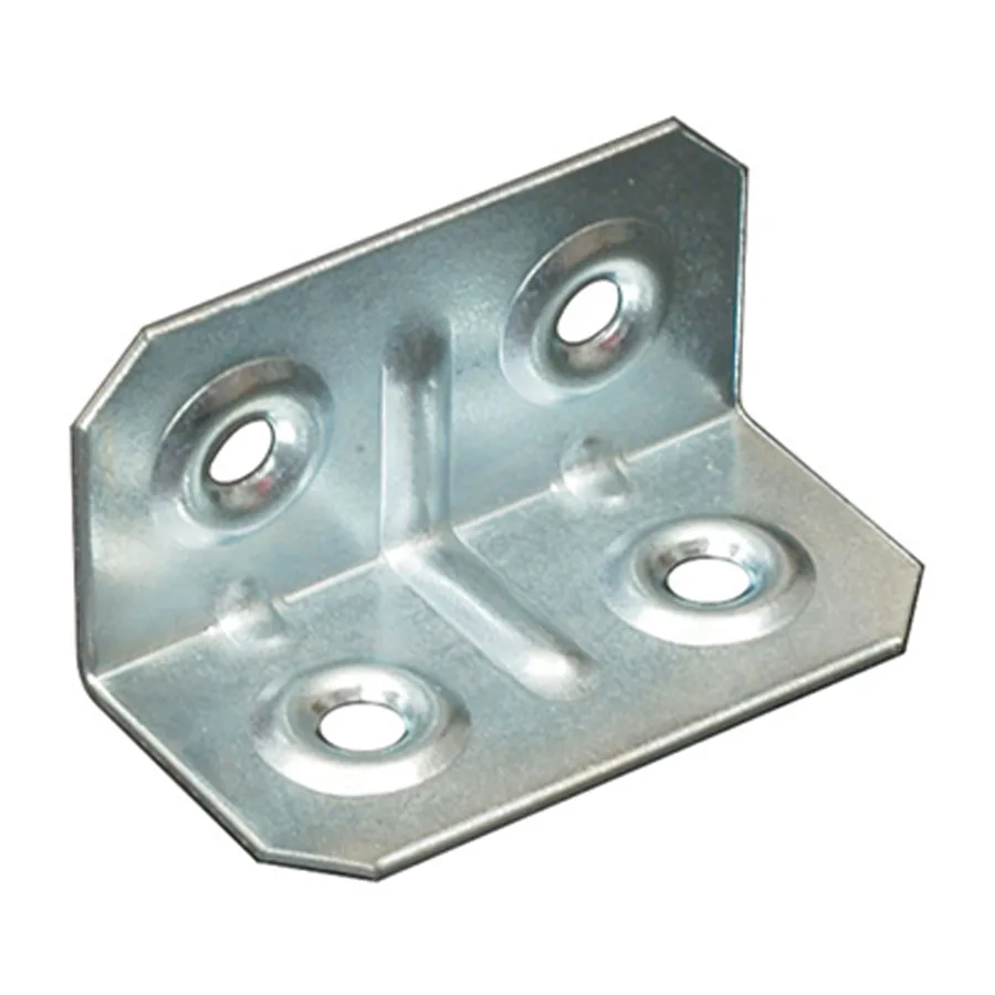 PIASTRINA ANG. 20X20 ZINC. 4 pz