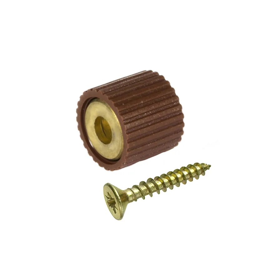 REGGICRISTALLO GOMMA MARRONE pz8