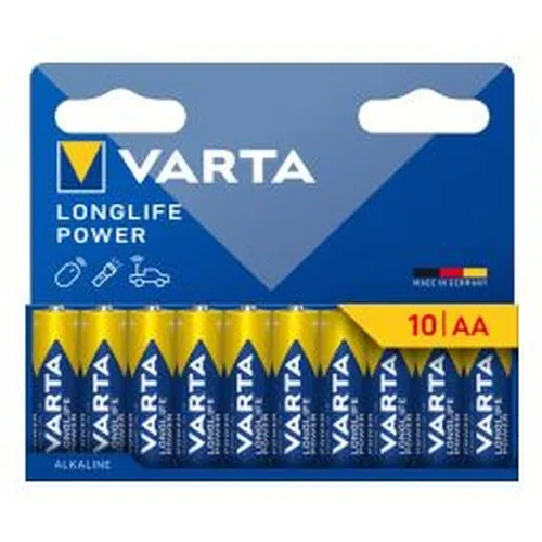 PILE VARTA ALKALINE LONGLIFE POWER STILO AA BL.10 CONF 12