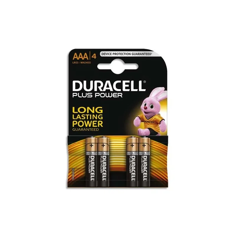 PILE DURACELL ALKALINE MINISTILO PLUS AAA BL. 4