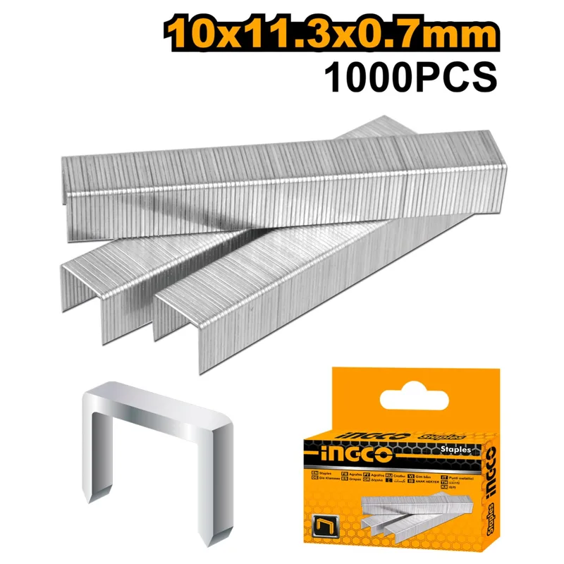 PUNTI DA 10MM 1000PZ PER HSG1403. PUNTI DA 10MM 1000PZ