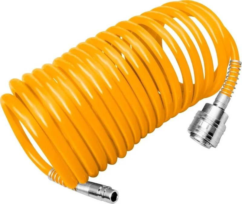 TUBO SPIRALATO PU 5/8 C/RACCORDI 5MT. TUBO SPIRALATO PU 5/8 C/RACCORDI 5MT