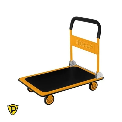 CARRELLO 4 RUOTE MANICO PIEGH.300KG