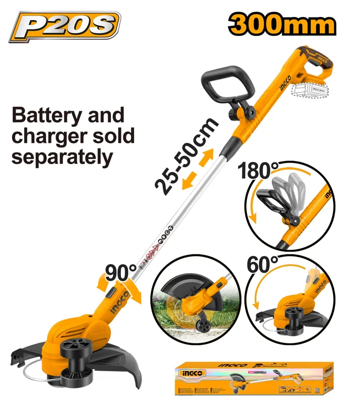 TAGLIAERBA A BATTERIA 20V D300MM