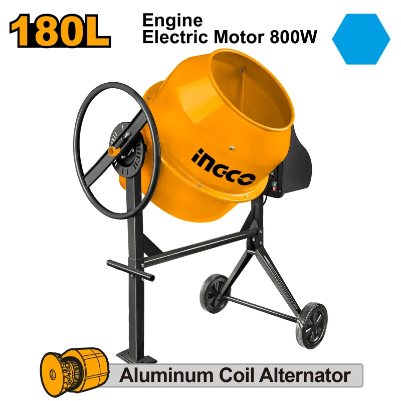 BETONIERA 180L 0,8KW 28RPM