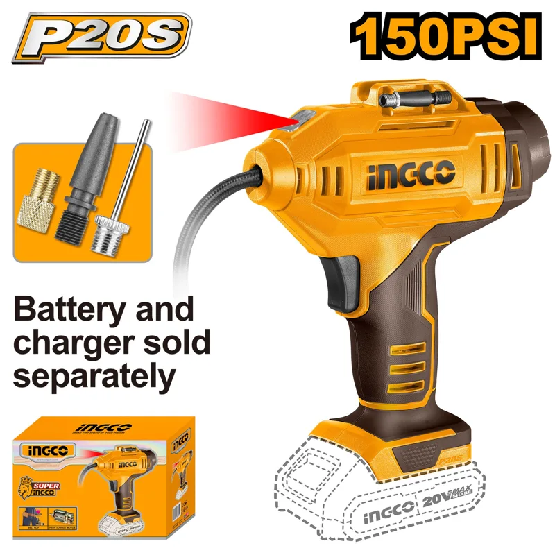 COMPRESSORE A BATTERIA PER AUTO 10,34BAR NUDO
