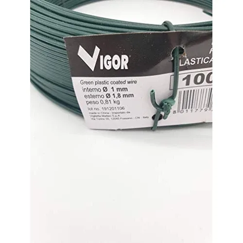 FILO VERDE PLASTIFICATO PER LEGATURE 100 M