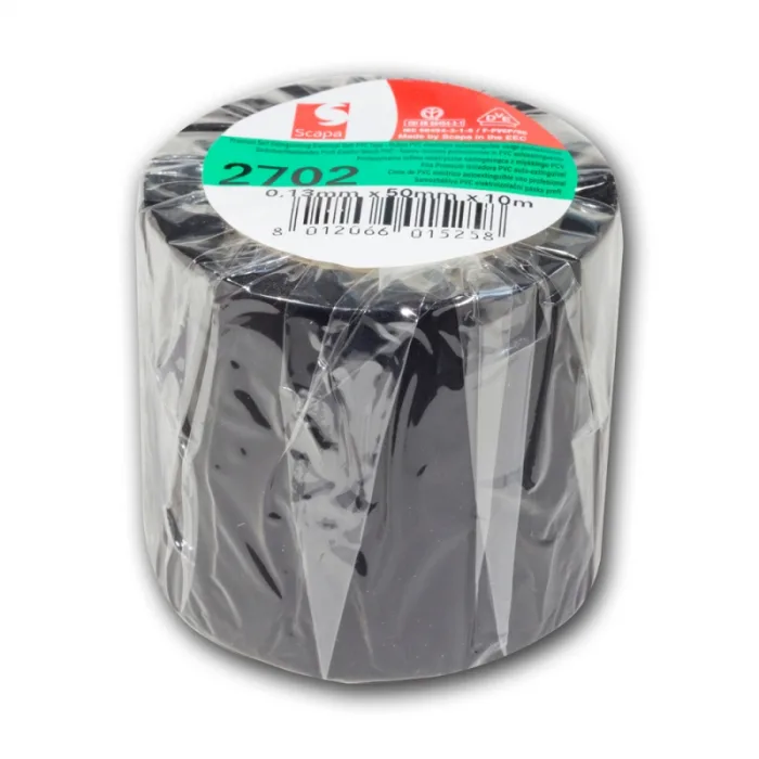 NASTRO ISOLANTE MM 50 M 10 NERO SCAPA 2702